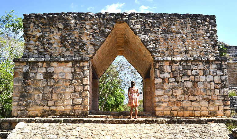 Ek Balam Mayan Ruis Entrance