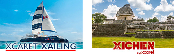 Catamaran and Chichen Itza